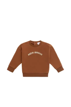 Organic Cotton Georgie Sweatshirt - Mon Petite Amour Ginger