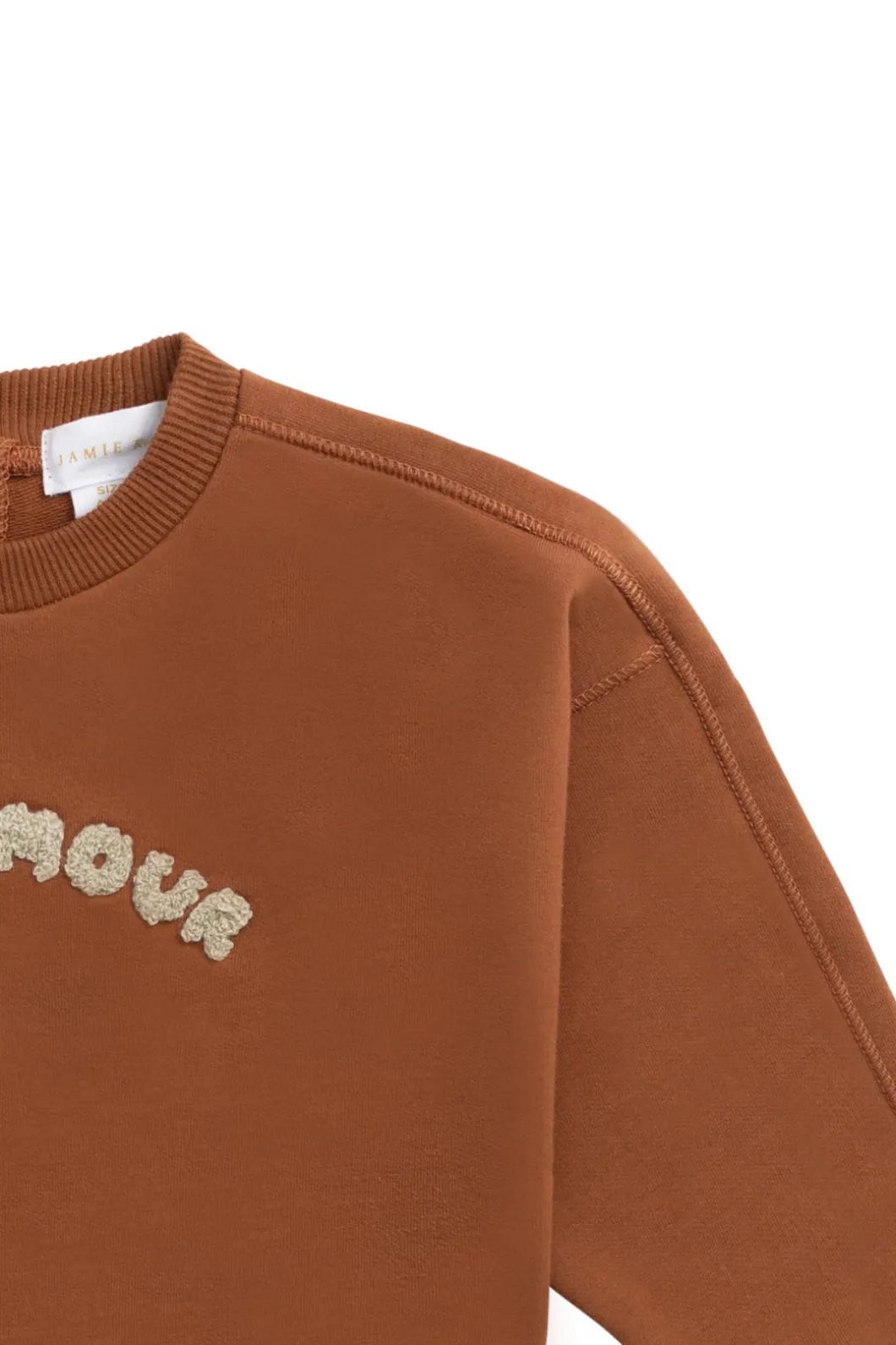 Organic Cotton Georgie Sweatshirt - Mon Petite Amour Ginger
