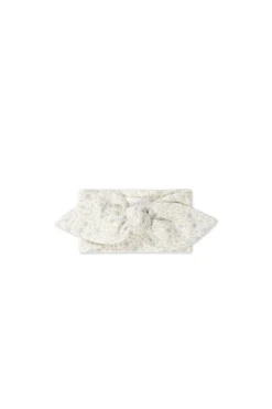 Organic Cotton Headband - Elodie Whisper White