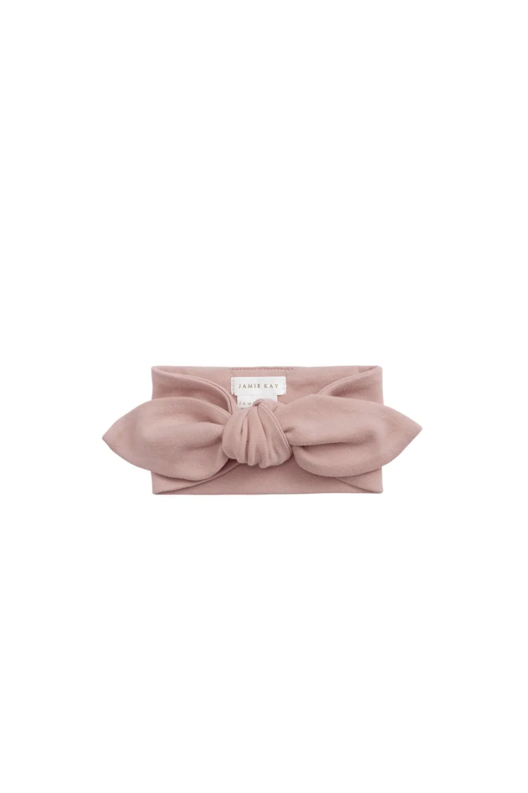 Organic Cotton Headband - Powder Pink