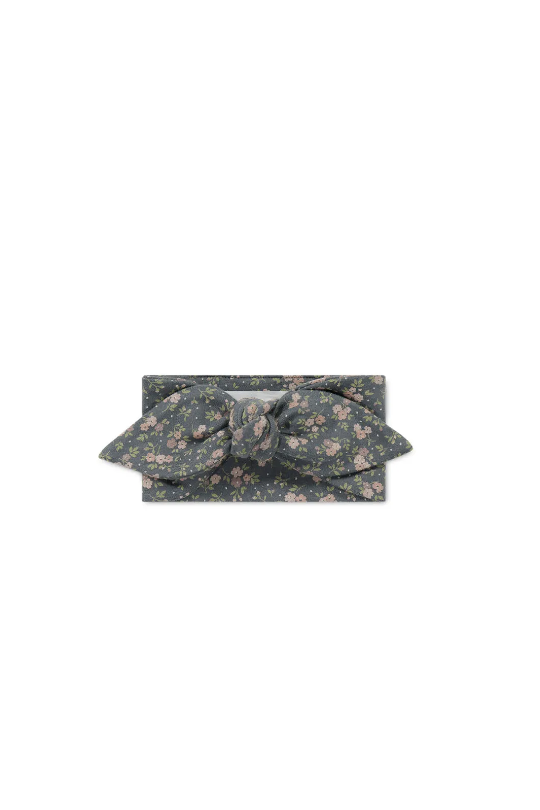 Organic Cotton Headband - Rosalie Floral Lava