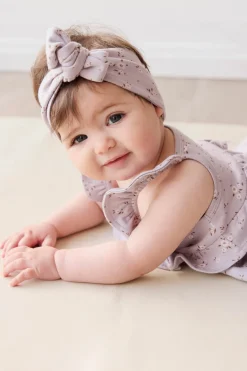 Organic Cotton Headband - Lulu Bloom Iris