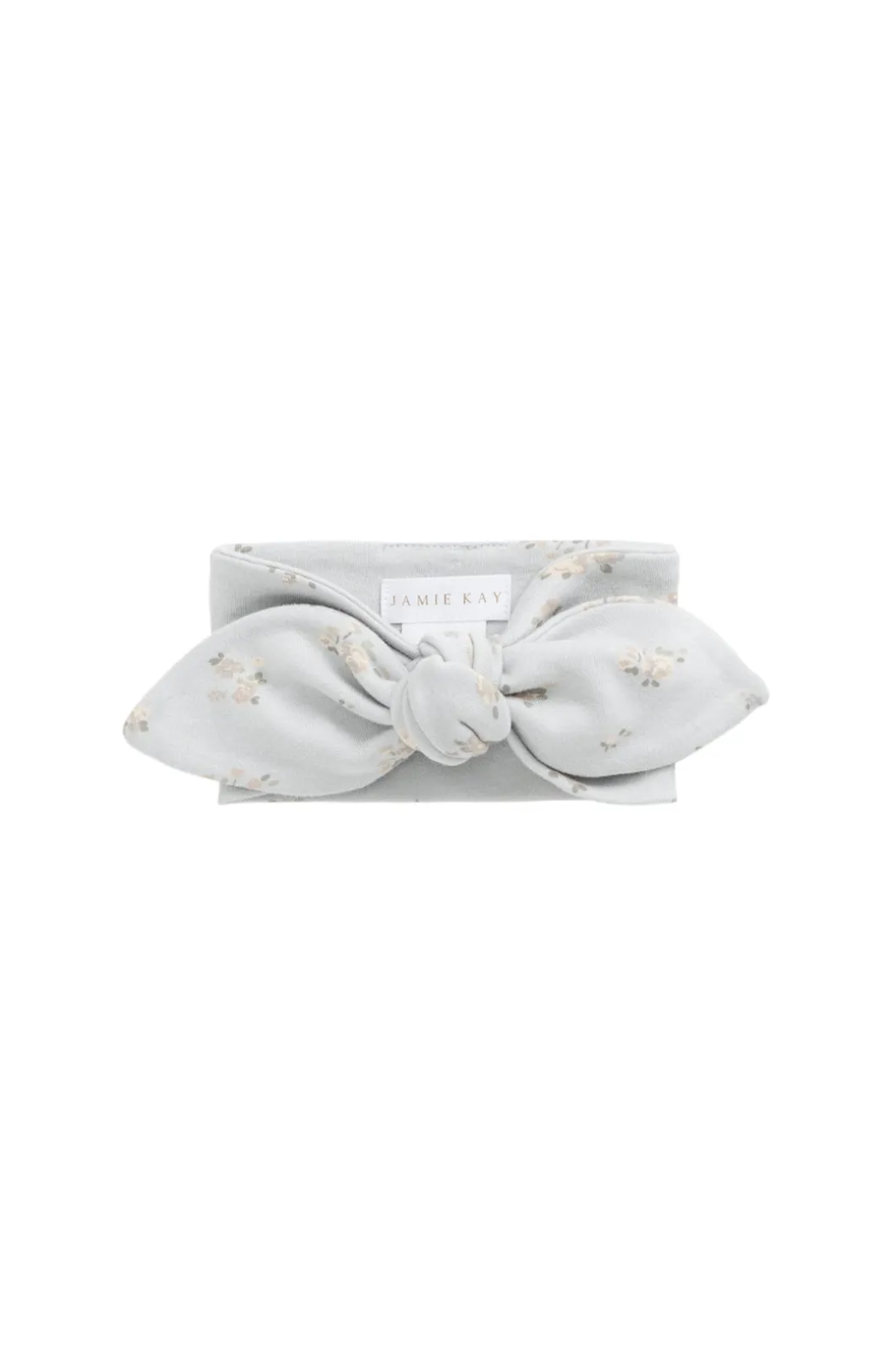 Organic Cotton Headband - Petite Fleur Blue