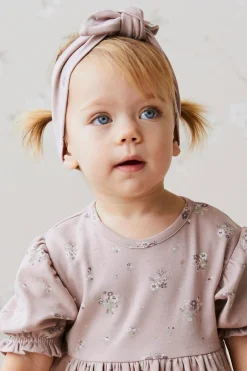 Organic Cotton Headband - Lauren Floral Fawn