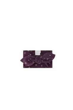 Organic Cotton Headband - Goldie Huckleberry Sparse