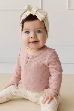 Organic Cotton Headband - Emilia Egret