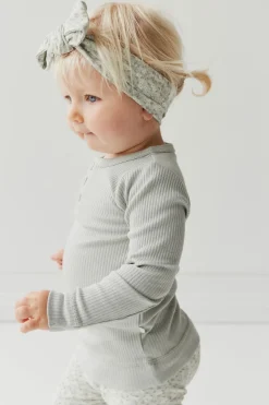 Organic Cotton Headband - Rosalie Fields Smoke