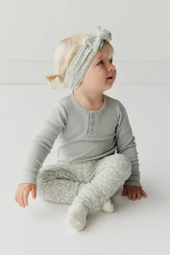 Organic Cotton Headband - Rosalie Fields Smoke
