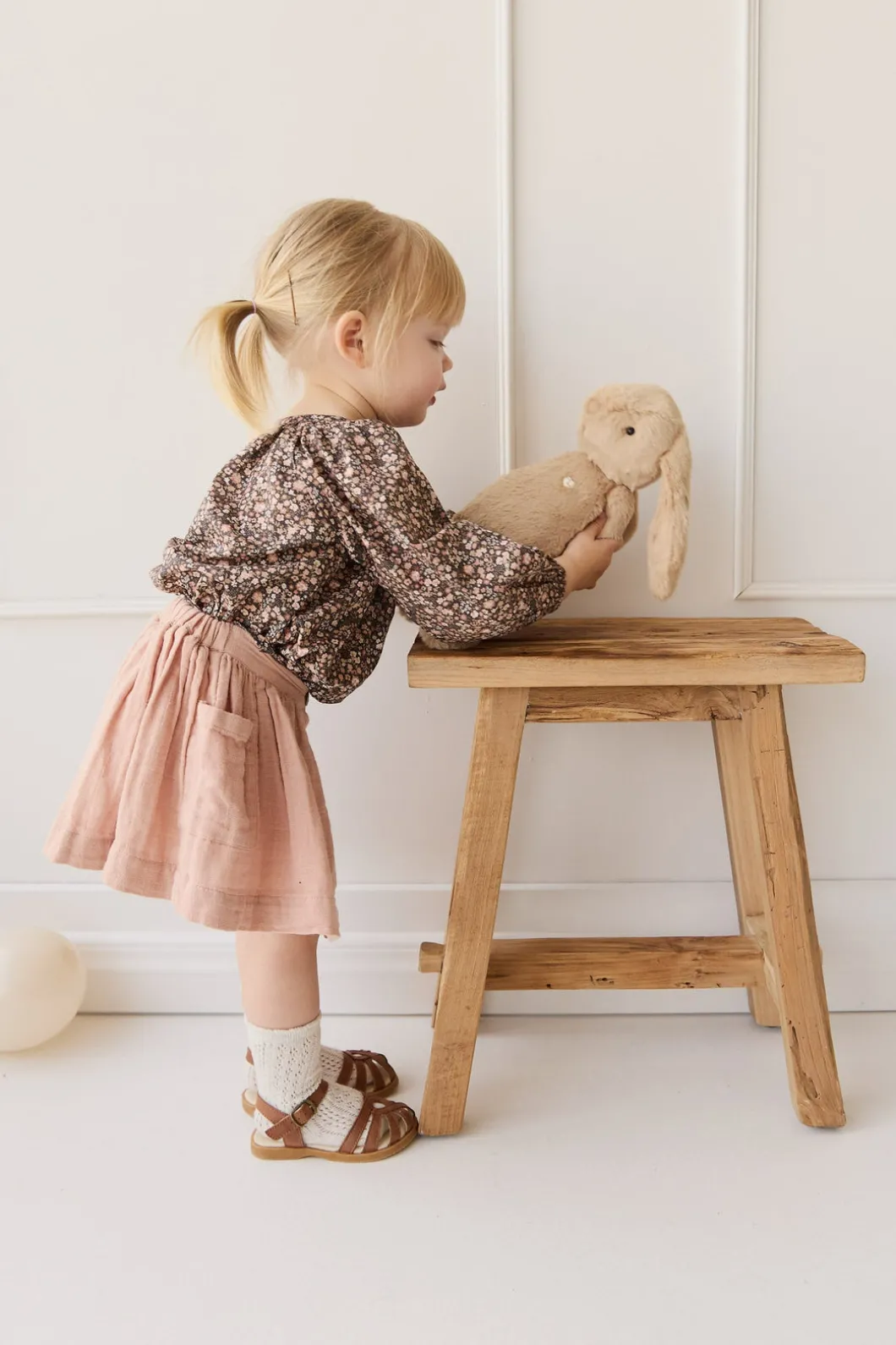 Organic Cotton Heather Blouse - Winter Moonless Night