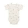 Organic Cotton Hudson Short Sleeve Bodysuit - Kitten and His Kites