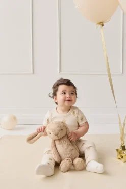 Organic Cotton Hudson Short Sleeve Bodysuit - Little Ted