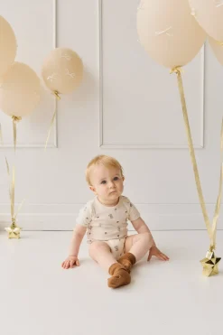 Organic Cotton Hudson Short Sleeve Bodysuit - Le Lapin