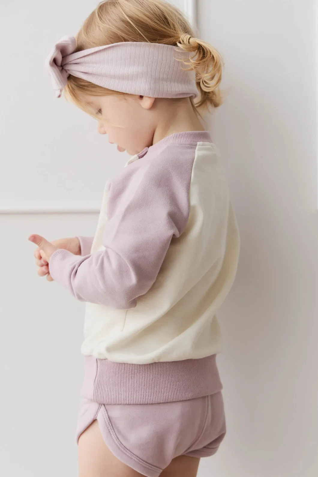 Organic Cotton Ivy Shortie - Heather Haze