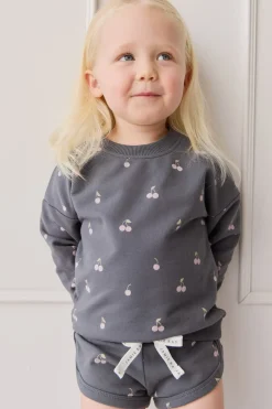 Organic Cotton Ivy Shortie - Cherry Love Lava
