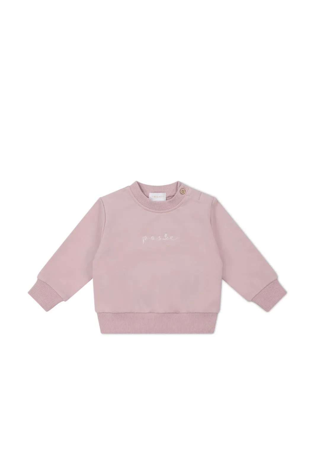 Organic Cotton Jalen Oversized Jumper - Heather Haze