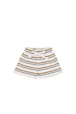 Organic Cotton Jalen Short - Hudson Stripe Tiger
