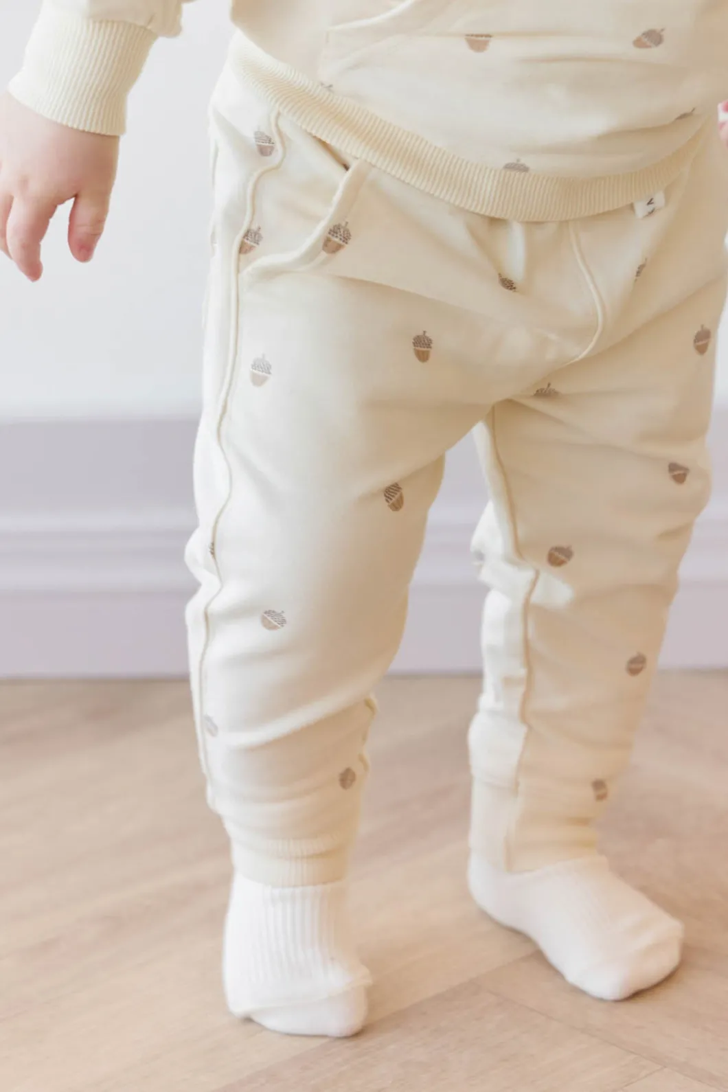 Organic Cotton Jalen Track Pant - Acorns Whitecap Gray