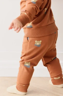 Organic Cotton Jalen Track Pant - Cosy Bobbie Ginger