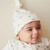 Organic Cotton Knot Beanie - Woodland Friends