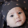 Organic Cotton Knot Beanie - Fox Cubs Wolf