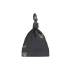 Organic Cotton Knot Beanie - Bobbie Bears Black Oyster