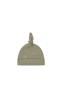 Organic Cotton Knot Beanie - Noel Tree