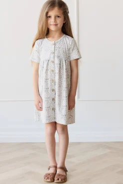 Organic Cotton Lola Dress - Fifi Lilac
