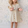 Organic Cotton Lola Dress - Elodie Whisper White