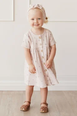 Organic Cotton Lola Dress - Meredith Violet
