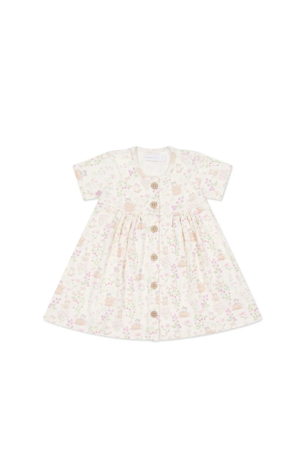 Organic Cotton Lola Dress - Moons Garden