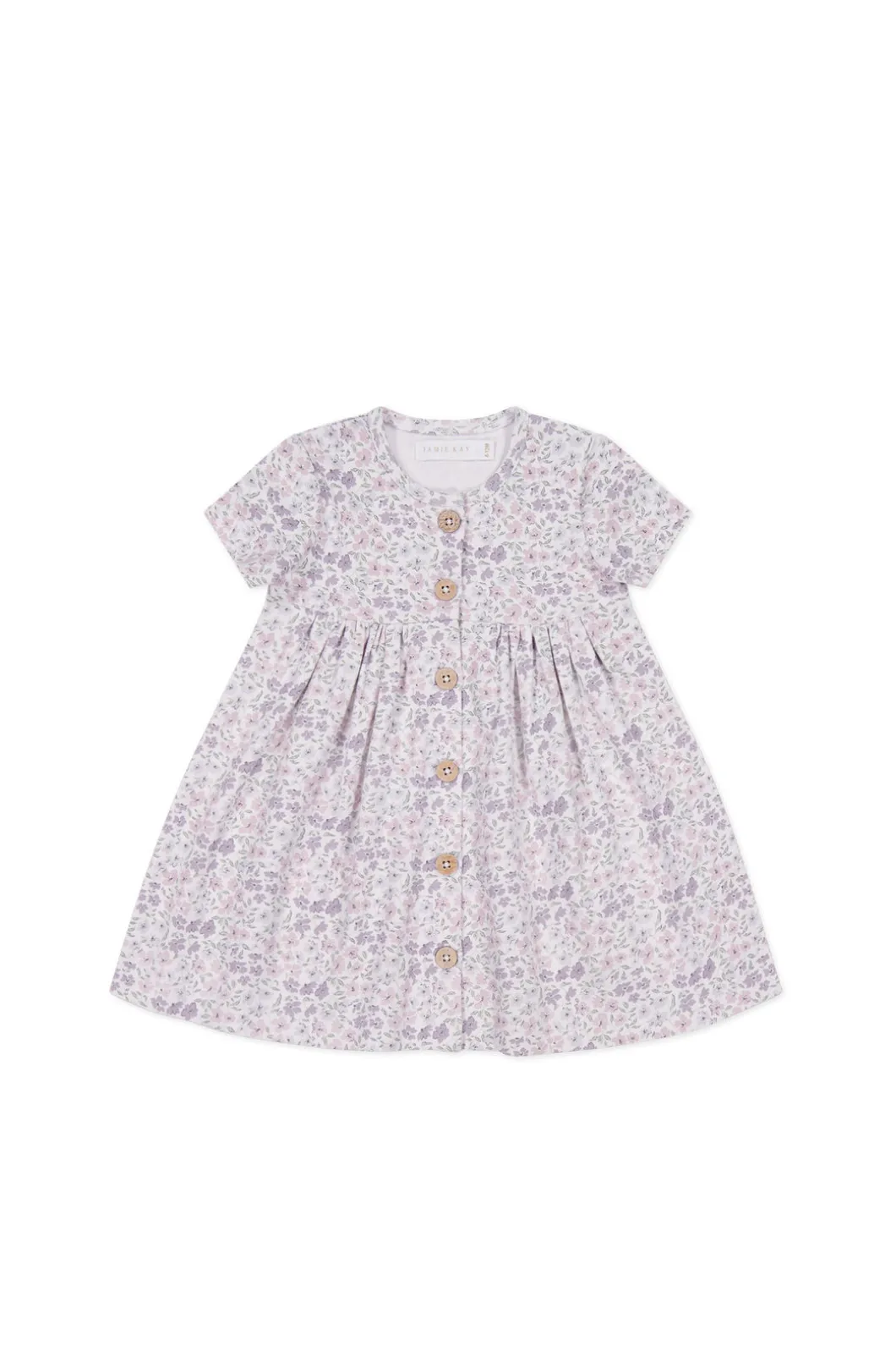 Organic Cotton Lola Dress - Fifi Lilac