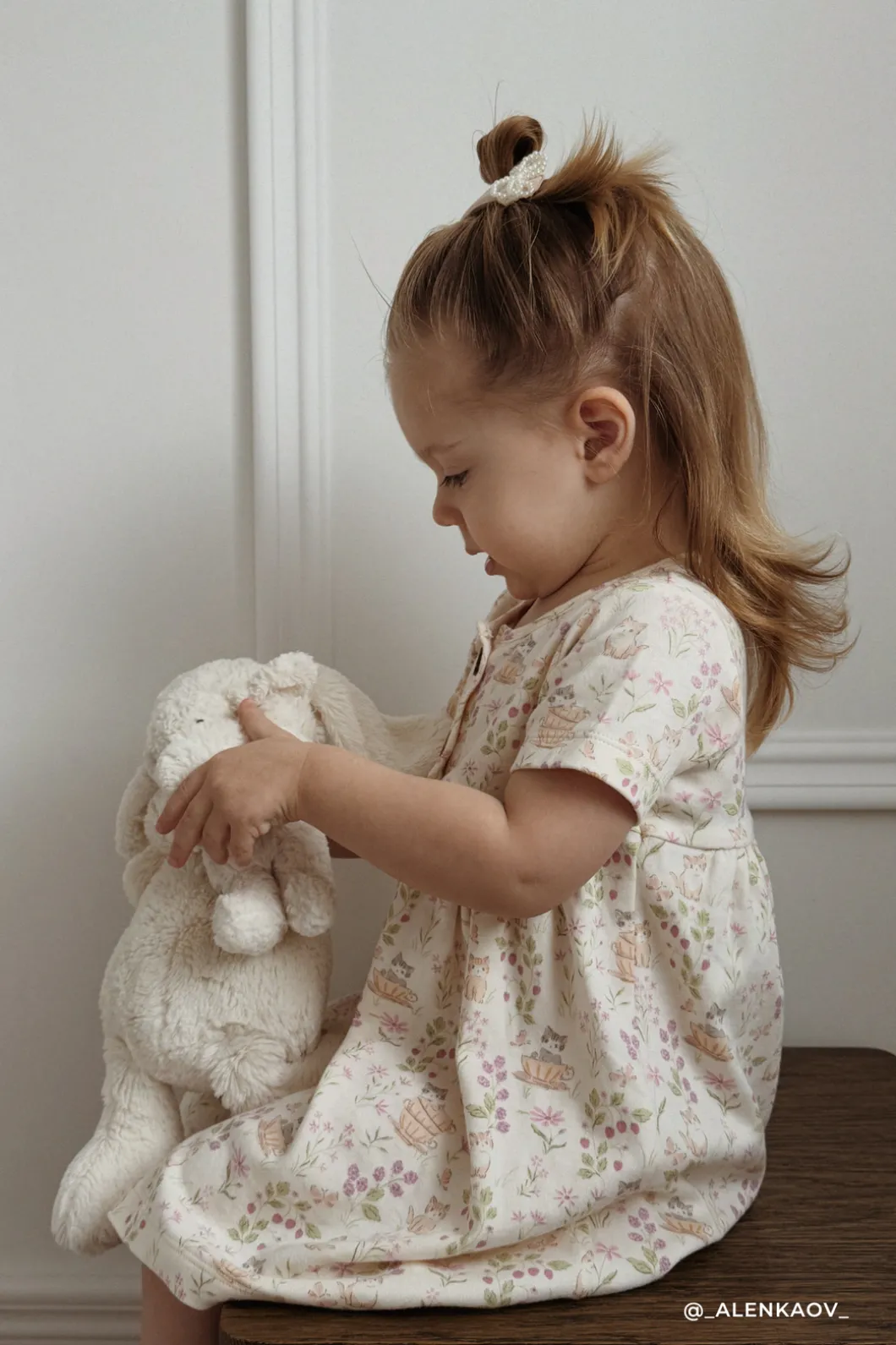 Organic Cotton Lola Dress - Moons Garden