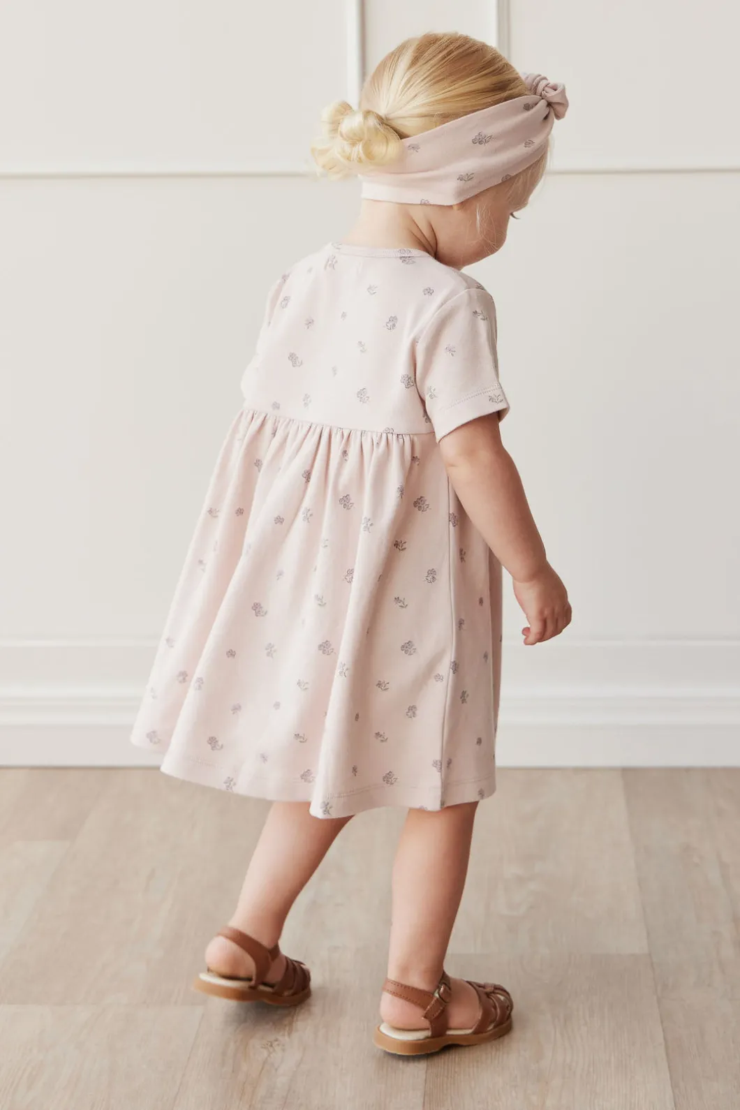 Organic Cotton Lola Dress - Meredith Violet