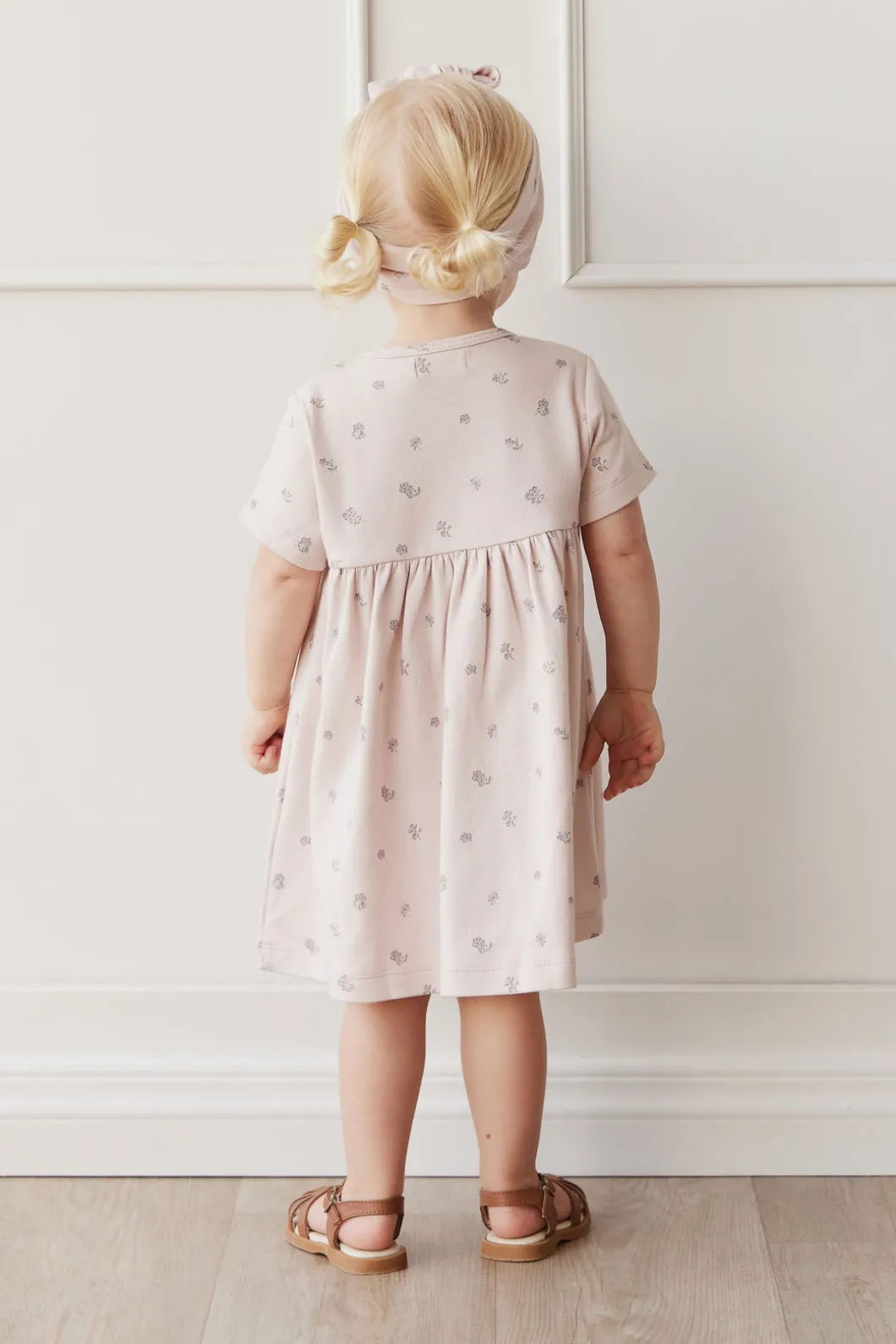 Organic Cotton Lola Dress - Meredith Violet