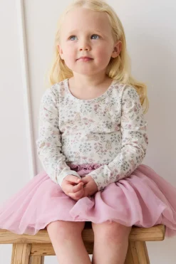 Organic Cotton Long Sleeve Top - Penny's Egg Hunt Parisian Pink