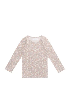 Organic Cotton Long Sleeve Top - Chloe Mauve