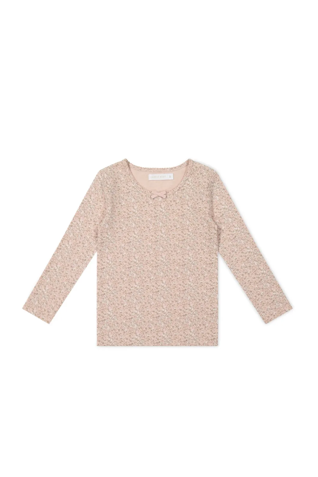 Organic Cotton Long Sleeve Top - Amber Rose