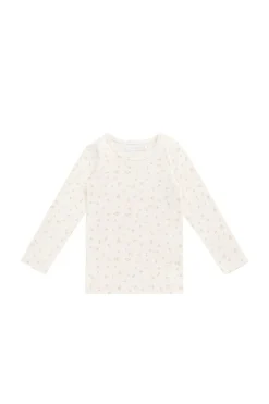 Organic Cotton Long Sleeve Top - Briella Whisper