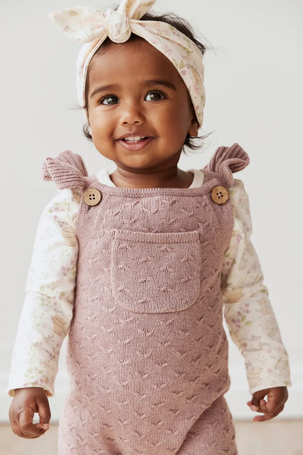 Organic Cotton Long Sleeve Bodysuit - Moons Garden