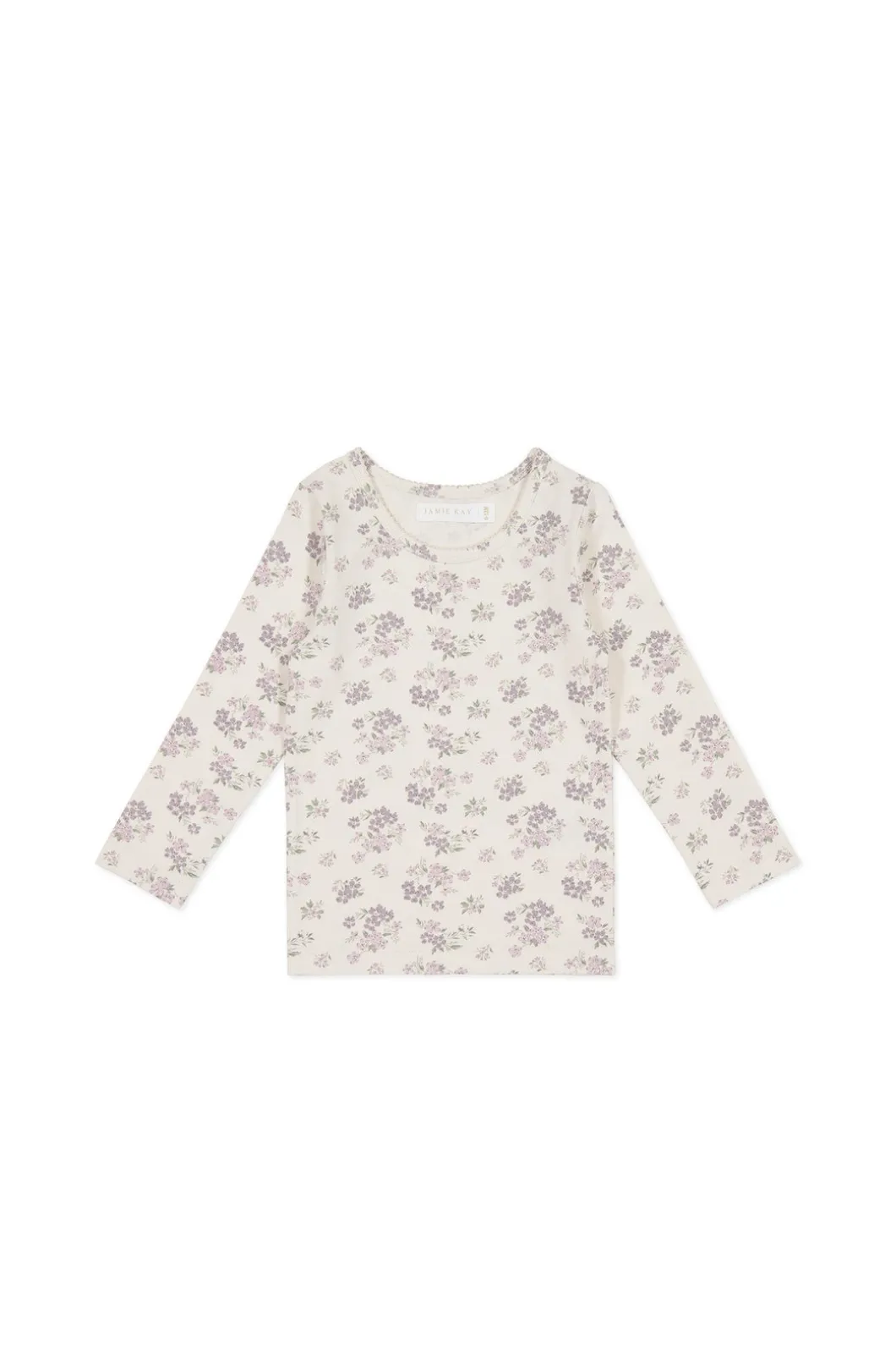 Organic Cotton Long Sleeve Top - Selena Tofu