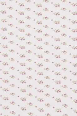 Organic Cotton Long Sleeve Top - Rose Floral Pink