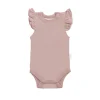 Organic Cotton Maddie Bodysuit - Powder Pink
