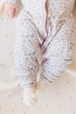 Organic Cotton Maple Onepiece - Fifi Lilac