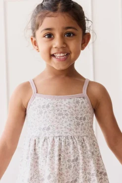 Organic Cotton Maple Singlet - Fifi Lilac