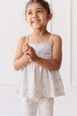 Organic Cotton Maple Singlet - Fifi Lilac