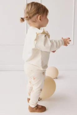 Organic Cotton Maple Sweatshirt - Cloud Little Georgie