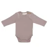 Organic Cotton Marlo Long Sleeve Bodysuit - Softest Mauve