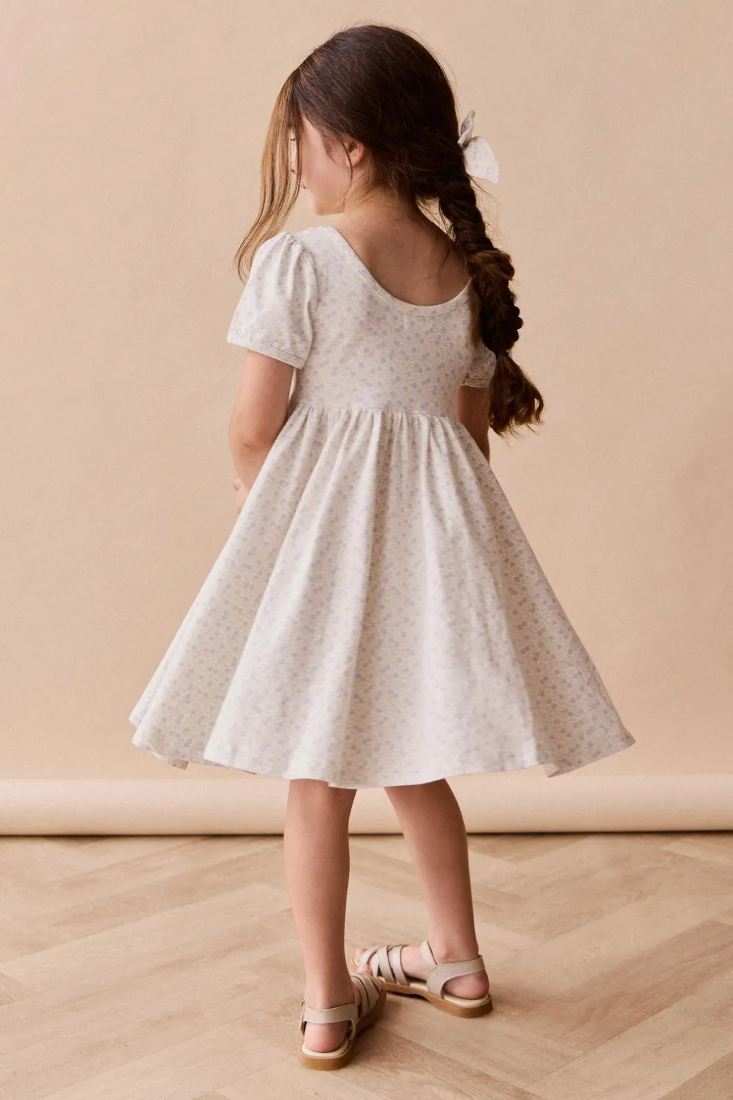 Organic Cotton Meadow Dress - Emmy Lilac