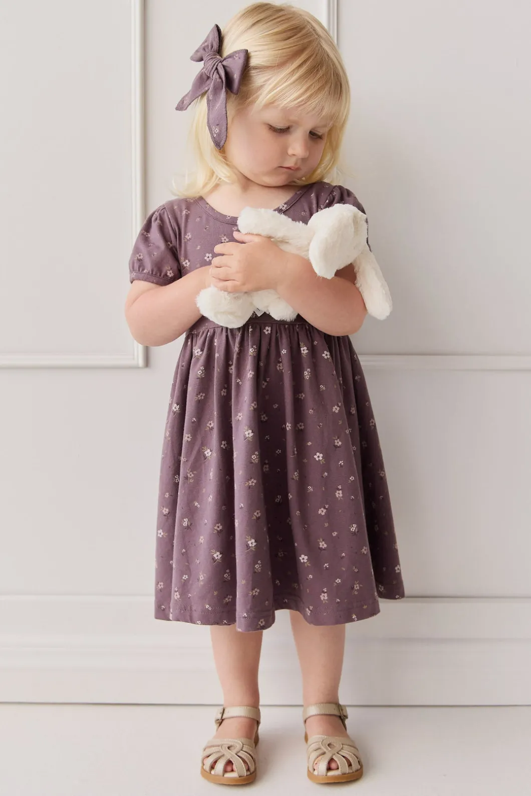 Organic Cotton Meadow Dress - Goldie Huckleberry Large