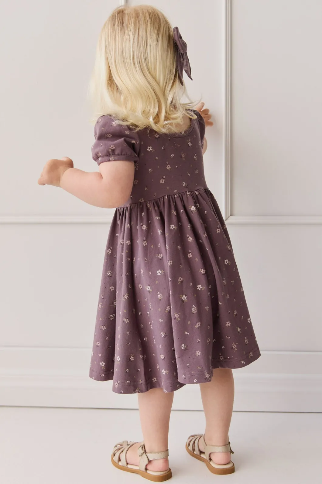 Organic Cotton Meadow Dress - Goldie Huckleberry Large